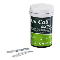 Тест-полоски Он Колл Экстра (On Call Extra), 25 шт.