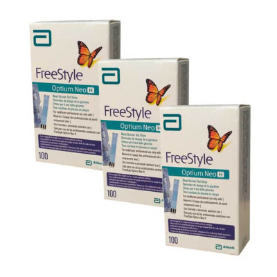 Тест полоски FreeStyle Optium Neo H (Фристайл Оптиум H) №100 - 3 уп. (300 шт.)