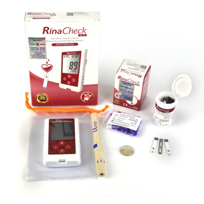 Стартовый набор! Тест-полоски Rina Check 500 штук + Глюкометр в подарок!
