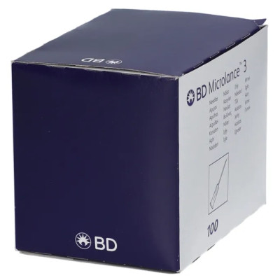 Игла с креплением Luer-Lock для мезотерапии | карбокситерапии BD Microlance 21G 1 1/2" (0,8 x 40 mm), 100 шт.