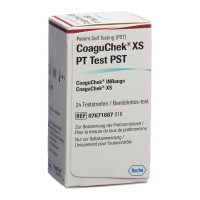 Тест-полоски CoaguChek XS PT Test PST (Коагучек ИксЭс) для определения МНО, 24 шт.