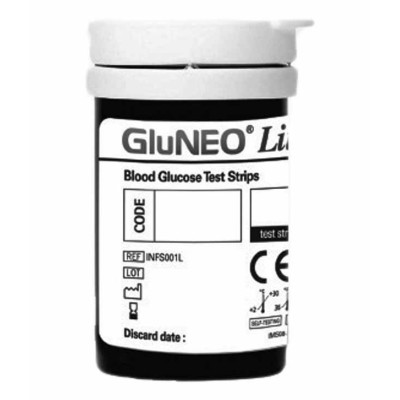 Тест-полоски ГлюНео Лайт (GluNeo Lite), 25 шт. Тест-полоски ГлюНео Лайт (GluNeo Lite), 25 шт.