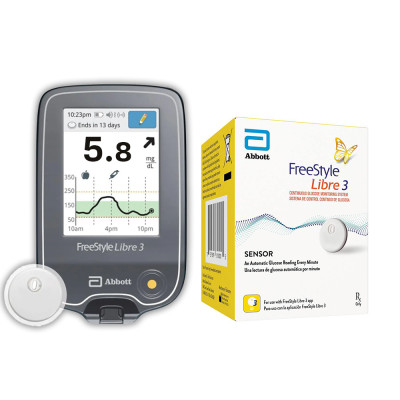 Стартовый набор! Ридер Freestyle Libre 3 (ммоль/л) + Сенсор Freestyle Libre 3
