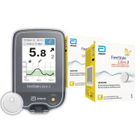 Стартовый набор! Ридер Freestyle Libre 3 (ммоль/л) + Сенсор Freestyle Libre 3 (2 уп.)