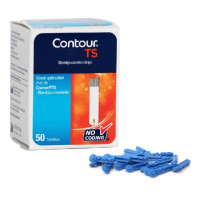 Тест-полоски Контур ТС (Contour TS), 50 шт. + Ланцеты медицинские для прокола пальца (10 шт.)