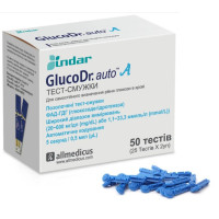 Тест-полоски GlucoDr auto AGM 4000, 50 шт. + Ланцеты медицинские для прокола пальца (10 шт.)