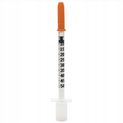 Шприц инсулиновый BD Micro-Fine Plus 0.5 мл U-100 (30G) x 8 мм., 100 шт.