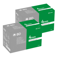 Голки для інсулінових шприців "BD Microfine Thin Wall" 4 мм (32G x 0,23 мм), 200 шт. Голки для інсулінових шприців "BD Microfine Thin Wall" 4 мм (32G x 0,23 мм), 200 шт.