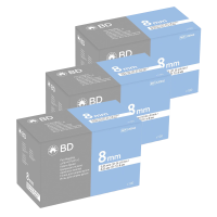 Голки для інсулінових ручок "BD Microfine Thin Wall" 8 мм (31G x 0,25 мм), 300 шт.