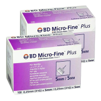 Набір: Інсулінові голки "BD Micro-Fine" 5 мм (31G x 0,25 мм), 200 шт.