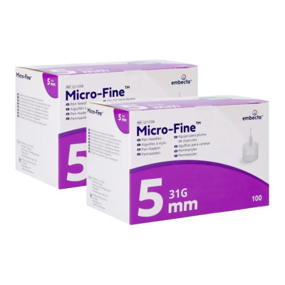 Набор: Иглы инсулиновые "BD Micro-Fine" 5 мм (31G x 0,25 мм), 200 шт. Набор: Иглы инсулиновые "BD Micro-Fine" 5 мм (31G x 0,25 мм), 200 шт.