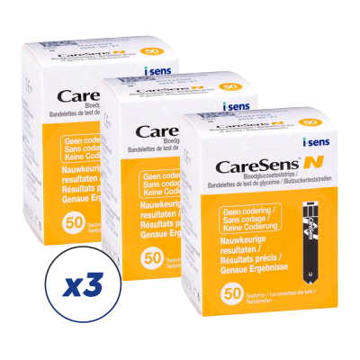 Тест-полоски CareSens N (КареСенс Н) - 3 уп. (150 шт.)