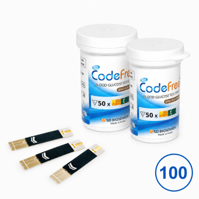 Набор! Тест-полосок SD CodeFree, 2 уп. (100 шт.)