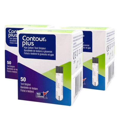 Тест-полоски Contour Plus №50 - 3 уп. (150 шт.)