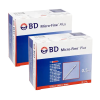 Шприц інсуліновий BD Micro-Fine Plus 0.5 мл U-100 (30G) x 8мм., 200 шт.