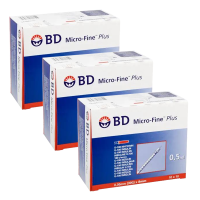 Шприц инсулиновый BD Micro-Fine Plus 0.5 мл U-100 (30G) x 8 мм., 300 шт.