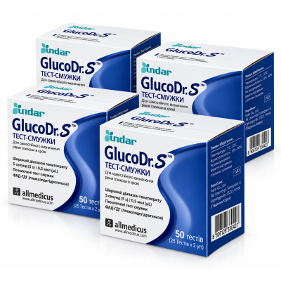 Тест-полоски к глюкометру GlucoDr. S (AGM-513S), 200 шт.