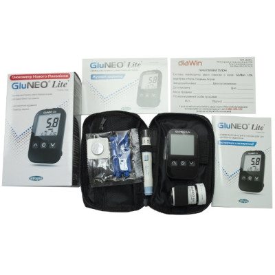 Глюкометр GluNeo Lite (ГлюНео Лайт)