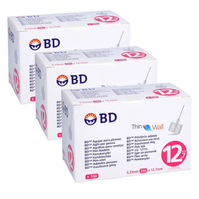 Иглы для инсулиновых ручек "МикроФайн" 12.7 мм (29G x 0,33 мм), 300 шт. Иглы для инсулиновых ручек "МикроФайн" 12.7 мм (29G x 0,33 мм), 300 шт.