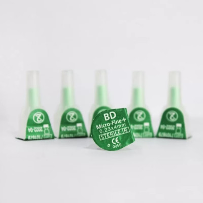 Иглы для инсулиновых шприцов "МикроФайн" 4 мм (32G x 0,23 мм), 25 штук