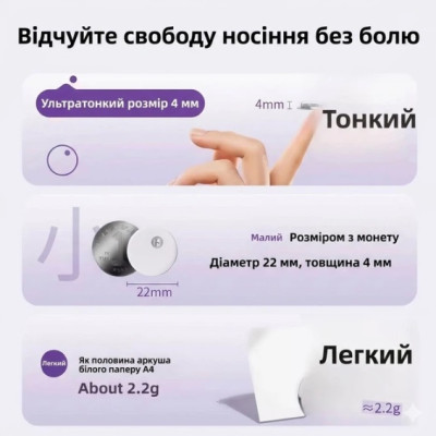 Сенсор Aidex X (работает только с Android), 4 штуки