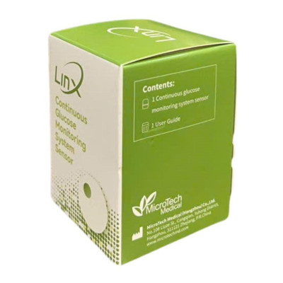 Сенсор непрерывного мониторинга уровня глюкозы LinX CGM | Aidex X, 3 шт.
