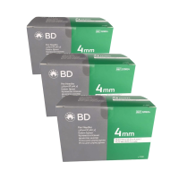 Иглы для инсулиновых шприцов "BD Microfine Thin Wall" 4 мм (32G x 0,23 мм), 300 шт.