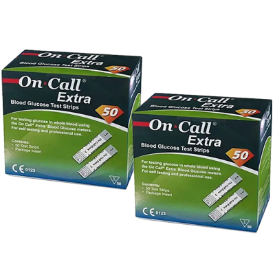 Набор Тест-полосок "On Call Extra" 2 уп. (100 шт.)