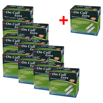 Набор 10+1! Тест-полоски "On Call Extra" (550 шт.)