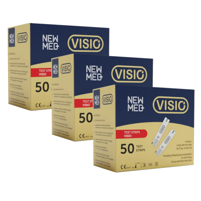 Набор тест-полосок "НьюМед Визио" 3 уп. (150 шт.)