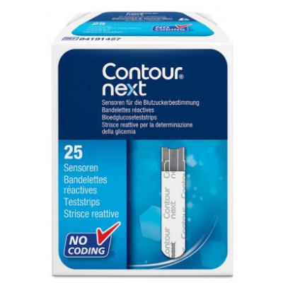 Тест-полоски Contour Next, 25 шт.