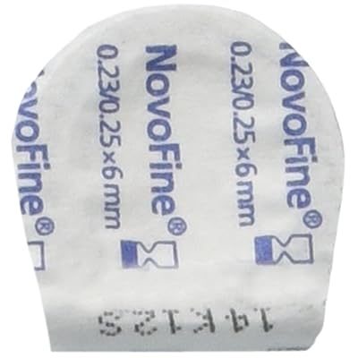 Иглы для инсулиновых шприц-ручек Новофайн 6 мм - Novofine 32G, поштучно (фасовка по 25 шт.)