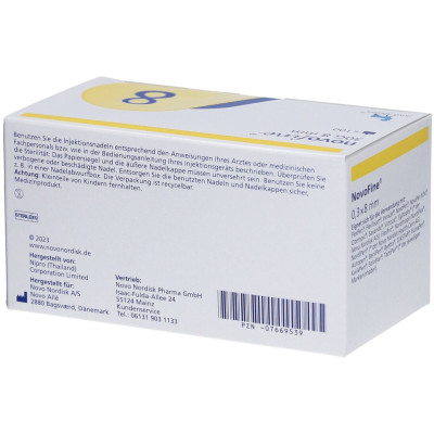 Иглы инсулиновые Novofine 8 мм (30G x 0,3 mm), 300 шт.