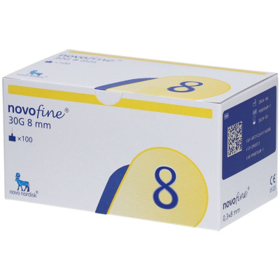 Иглы инсулиновые Novofine 8 мм (30G x 0,3 mm), 300 шт.