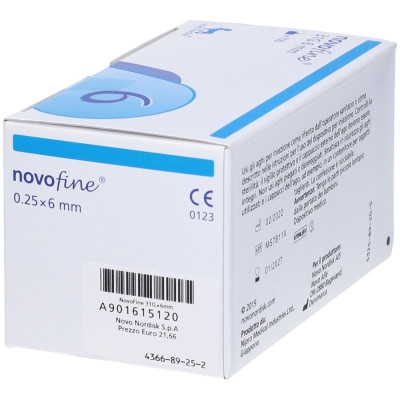 Иглы инсулиновые Novofine 6 мм (31G x 0,25 mm), 300 шт.