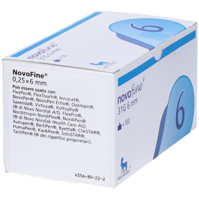 Иглы инсулиновые Novofine 6 мм (31G x 0,25 mm), 300 шт.