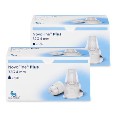 Иглы инсулиновые Novofine Plus 4 мм (0,23x32G), 200 шт.