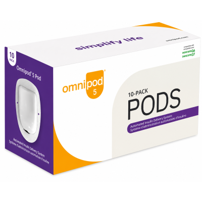 Omnipod 5 (совместимы с Dexcom G6/G7), 10 штук