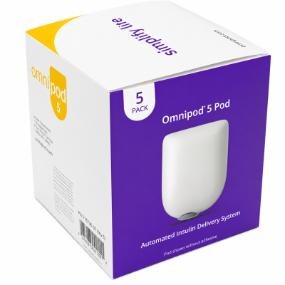 Omnipod 5 (совместимы с Dexcom G6/FreeStyle Libre 2 Plus), 5 штук