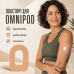 Пластырь фиксирующий водонепроницаемый для инсулиновой помпы Omnipod DASH / Omnipod 5 / Omnipod Go, бежевые, 3 шт.