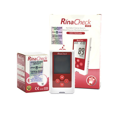 Набор! Глюкометр Rina Check + Тест-полоски Rina Check, 50 шт.