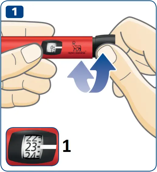NovoPen Echo Plus - Лічильник дози 1