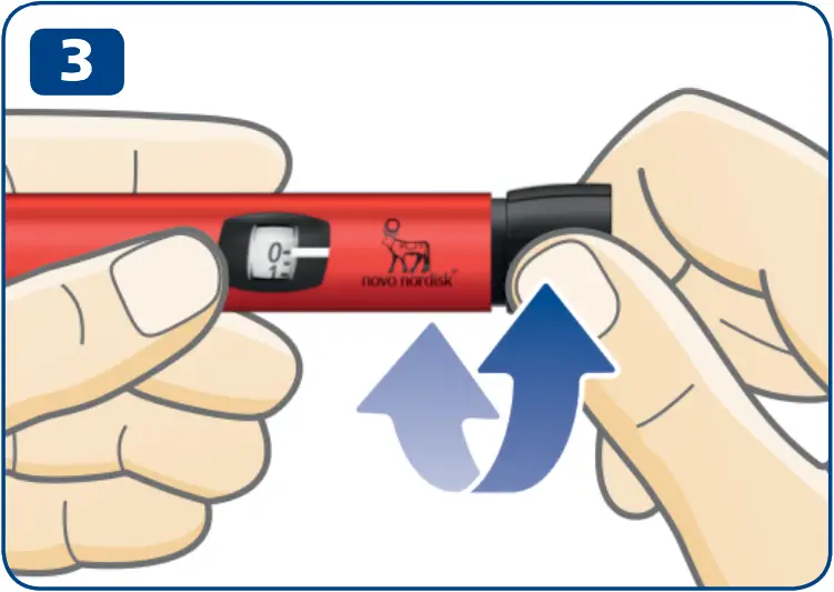 NovoPen Echo Plus - Залишок дози 3