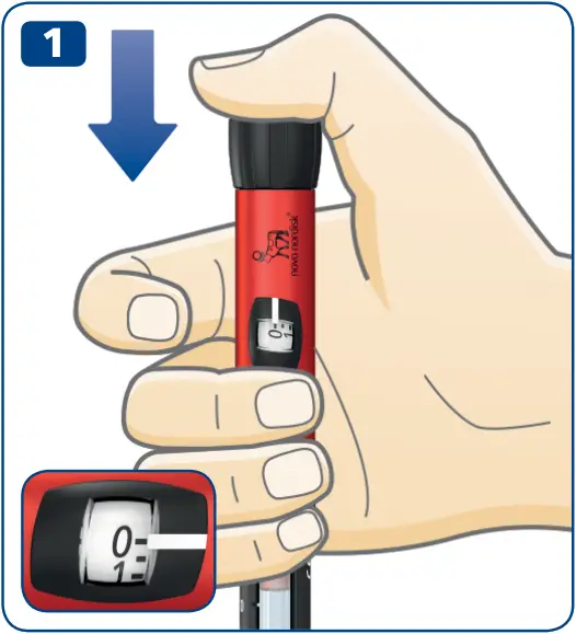 NovoPen Echo Plus - Введення дози 1