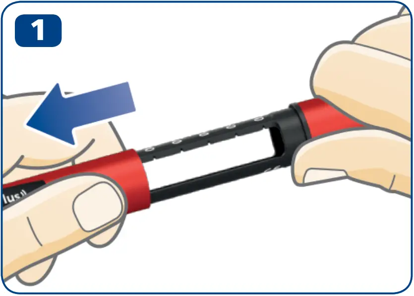 NovoPen Echo Plus - Вставте картридж 1